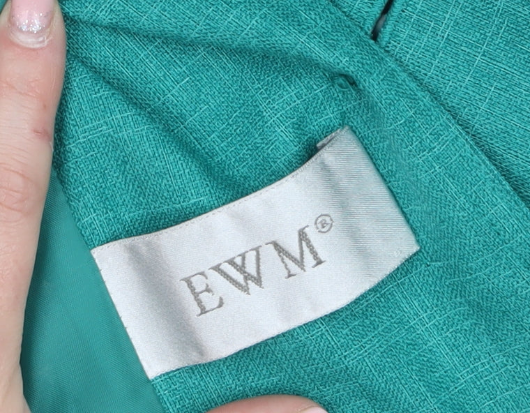 Womens UK Size 12 EWM Regular Green Blazer