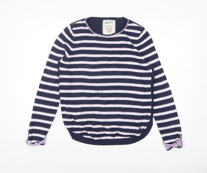 Womens UK Size 12 Mantaray Blue Pullover Jumper