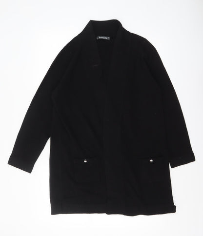 Womens UK Size M Bonmarché Black Cardigan Jumper