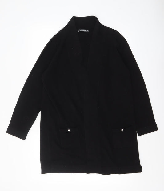 Womens UK Size M Bonmarché Black Cardigan Jumper