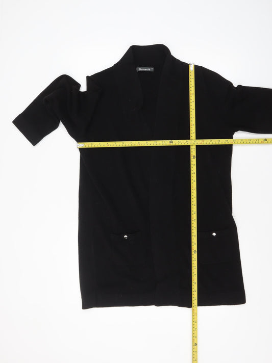Womens UK Size M Bonmarché Black Cardigan Jumper