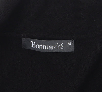 Womens UK Size M Bonmarché Black Cardigan Jumper