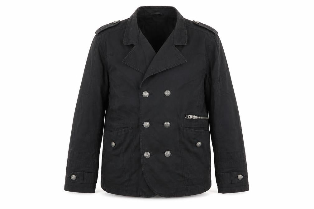 Mens UK Size L Burton Black Pea Coat