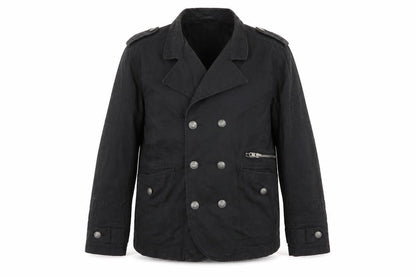 Mens UK Size L Burton Black Pea Coat