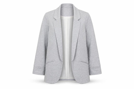 Front view of Miss Selfridge Women's Grey, size 10, Tailored Blazer Jacket