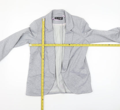 Womens UK Size 10 Miss Selfridge Regular Grey Blazer