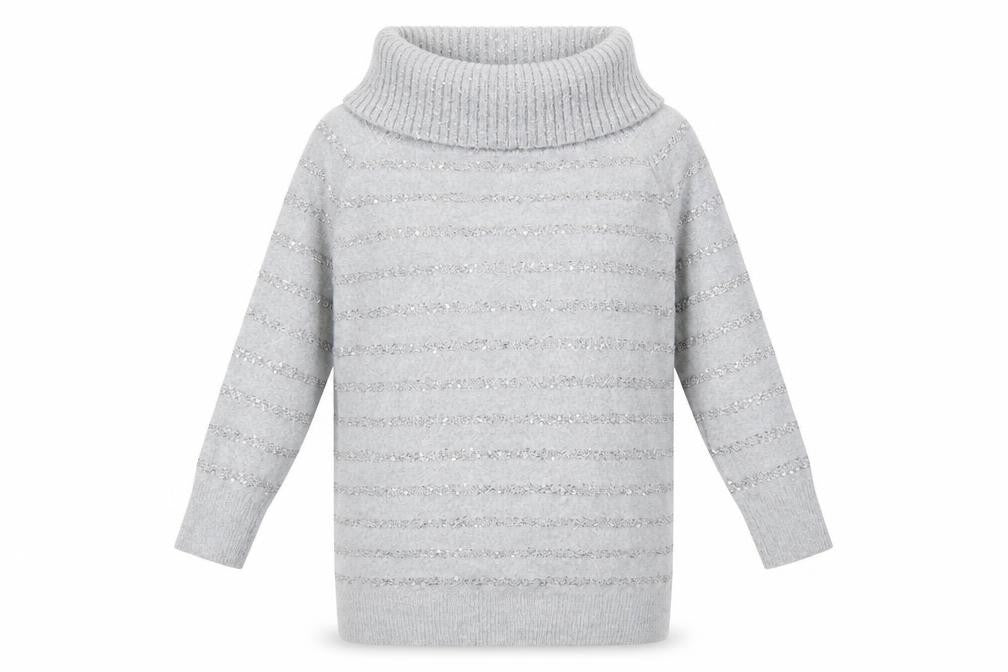 Womens UK Size M Wallis Grey Pullover Jumper
