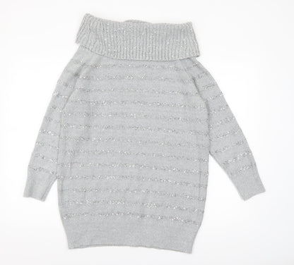 Womens UK Size M Wallis Grey Pullover Jumper