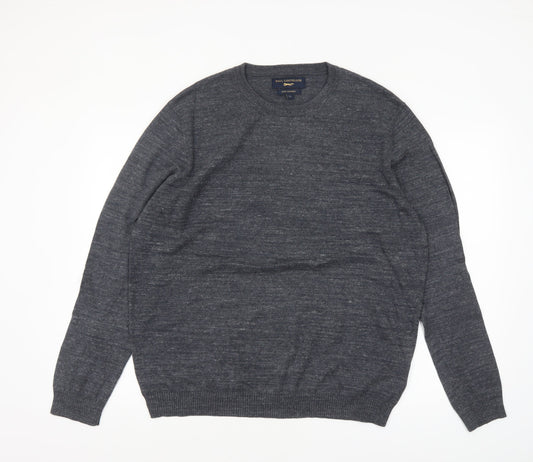 Mens UK Size XL Paul Costelloe Grey Pullover Jumper