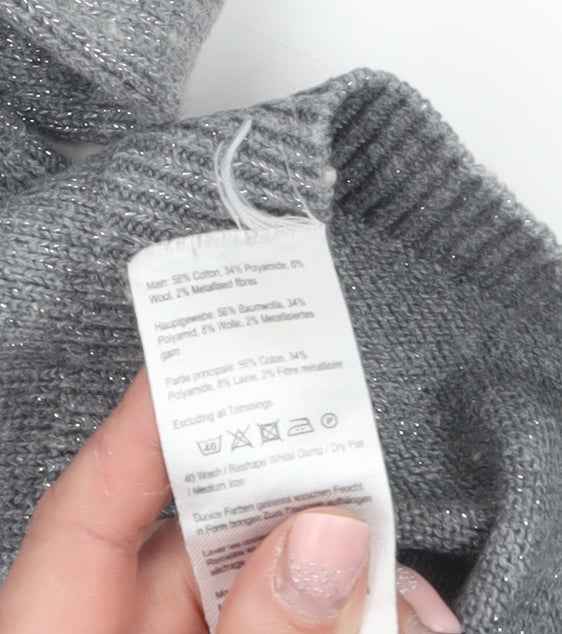 Girls UK Size 9-12 Months Joules Grey Pullover Jumper