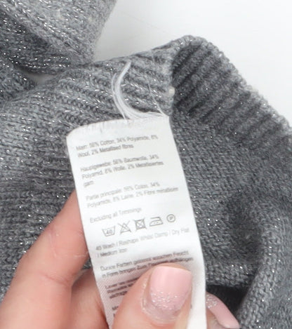 Girls UK Size 9-12 Months Joules Grey Pullover Jumper