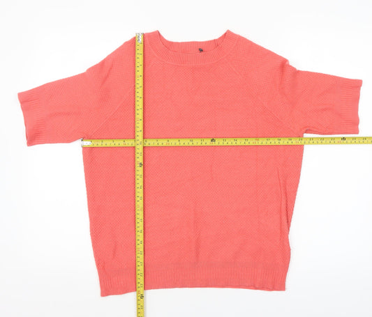 Womens UK Size 14 Marks and Spencer Pink Pullover Jumper