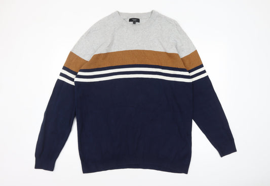Mens UK Size XL NEXT Multicoloured Pullover Jumper