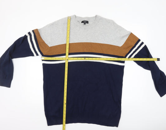 Mens UK Size XL NEXT Multicoloured Pullover Jumper