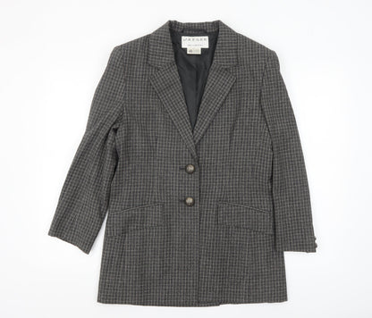 Womens UK Size 8 Jaeger Regular Grey Blazer