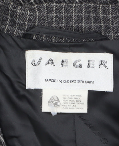 Womens UK Size 8 Jaeger Regular Grey Blazer