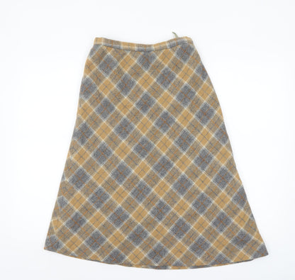 Womens UK Size 8 Stanley Blacker A-Line Tweed Skirt