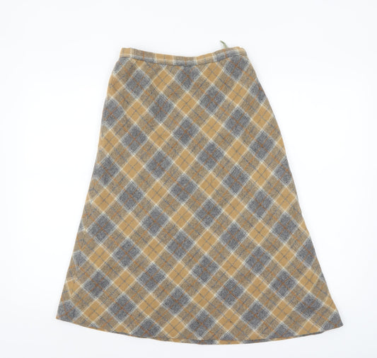 Womens UK Size 8 Stanley Blacker A-Line Tweed Skirt