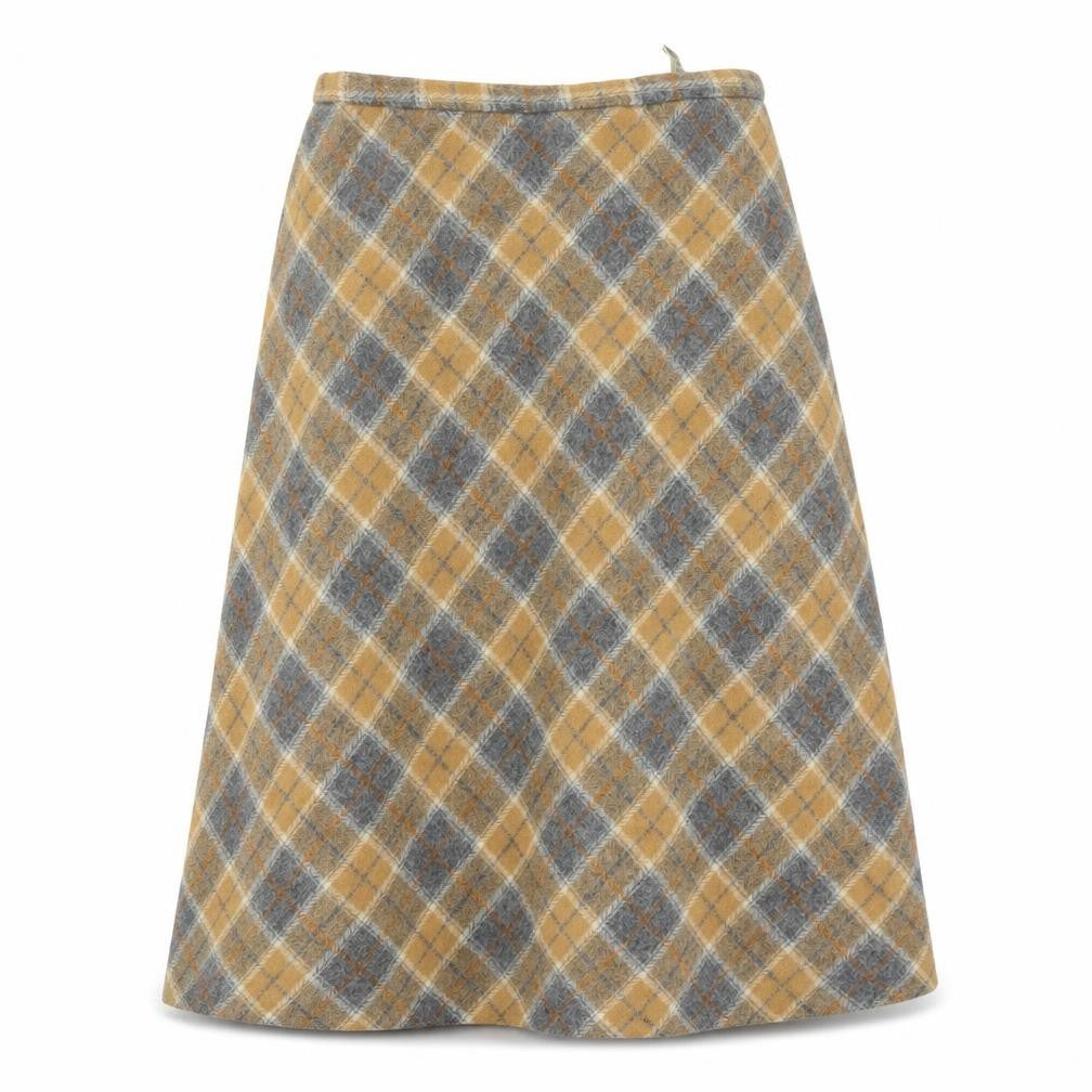 Womens UK Size 8 Stanley Blacker A-Line Tweed Skirt