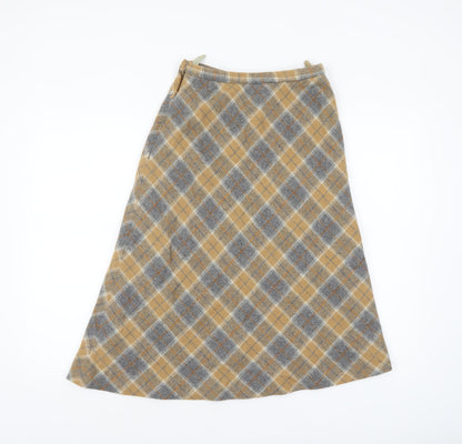 Womens UK Size 8 Stanley Blacker A-Line Tweed Skirt