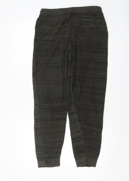 Warehouse Women's Black Jogger Trousers Size M Cotton Blend