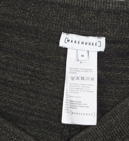 Warehouse Women's Black Jogger Trousers Size M Cotton Blend