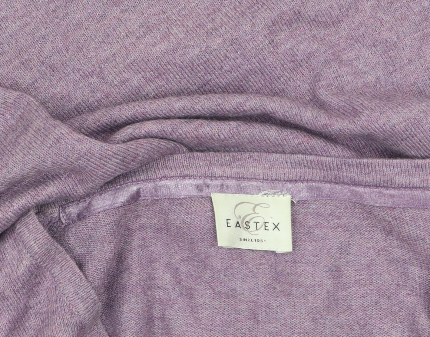 Womens UK Size 18 Eastex Purple Henley Jumper