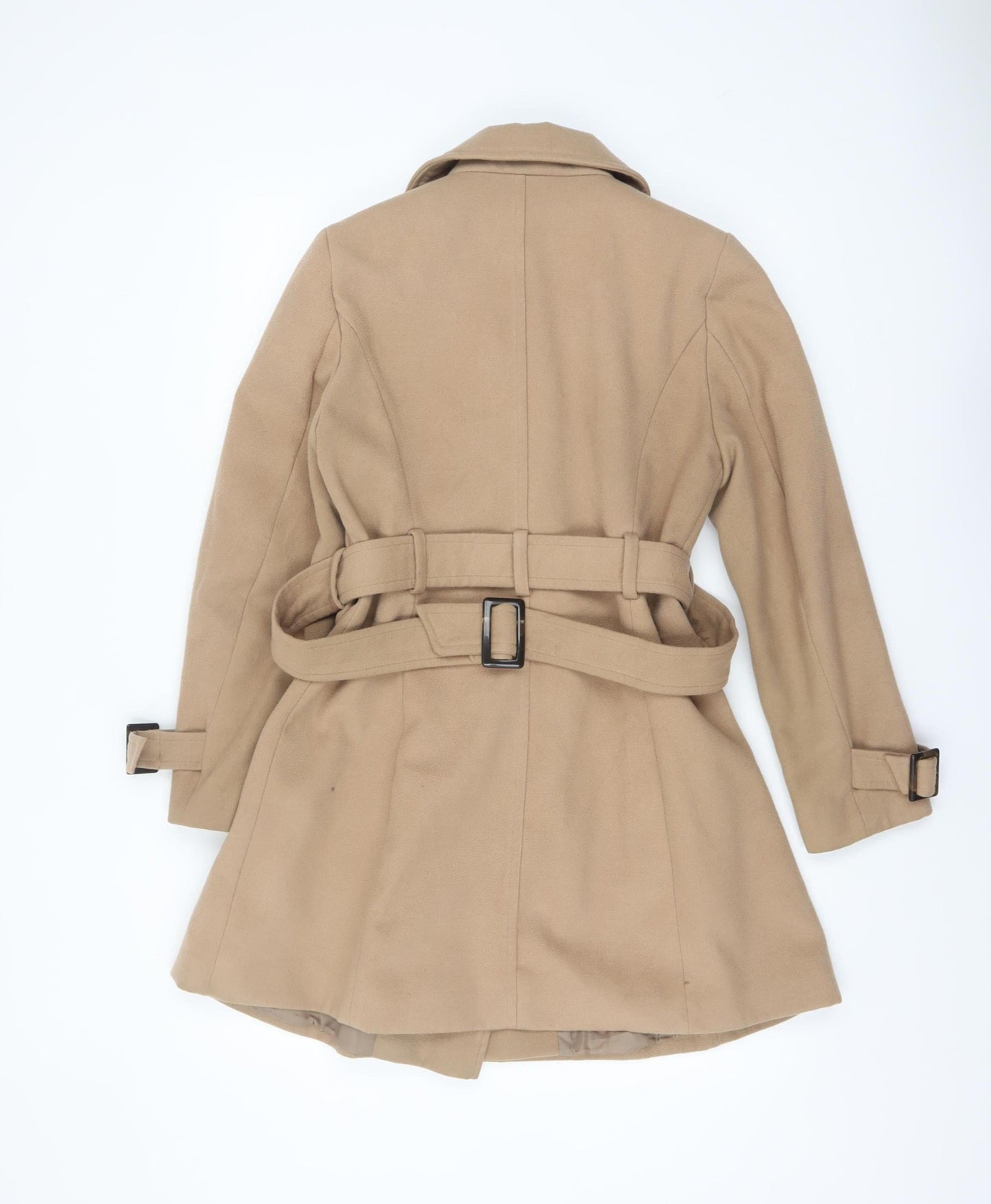 Womens UK Size 14 Dorothy Perkins Beige Trench Coat