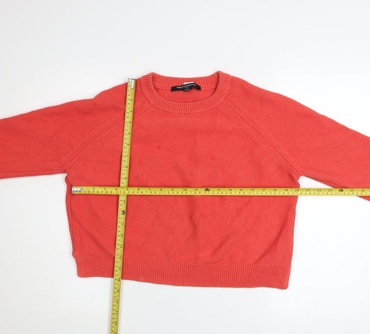 Womens UK Size 16 French Connection Red Pullover Jumper