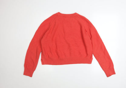 Womens UK Size 16 French Connection Red Pullover Jumper