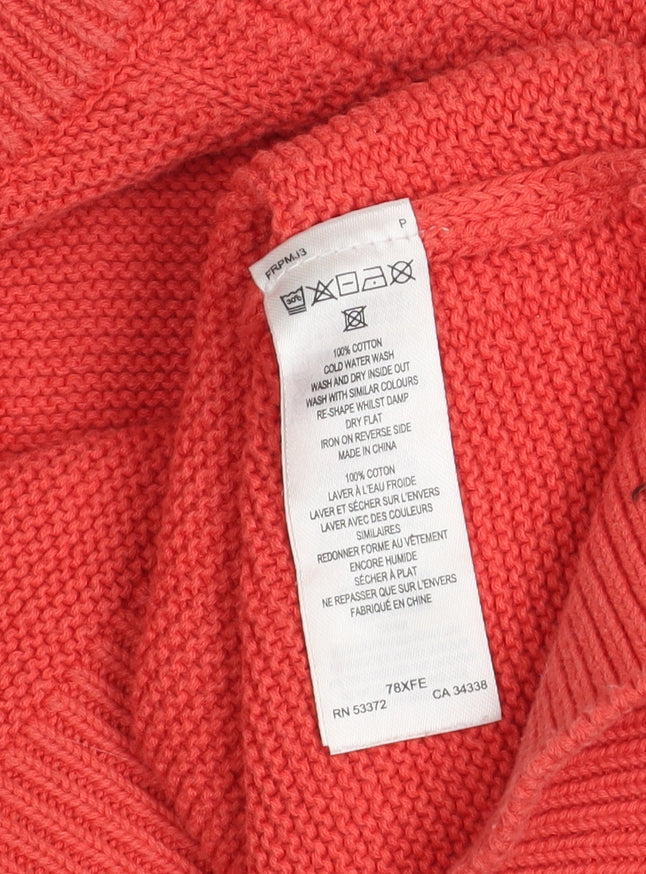 Womens UK Size 16 French Connection Red Pullover Jumper
