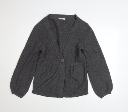 Womens UK Size 14 Marks and Spencer Grey Cardigan Jumper