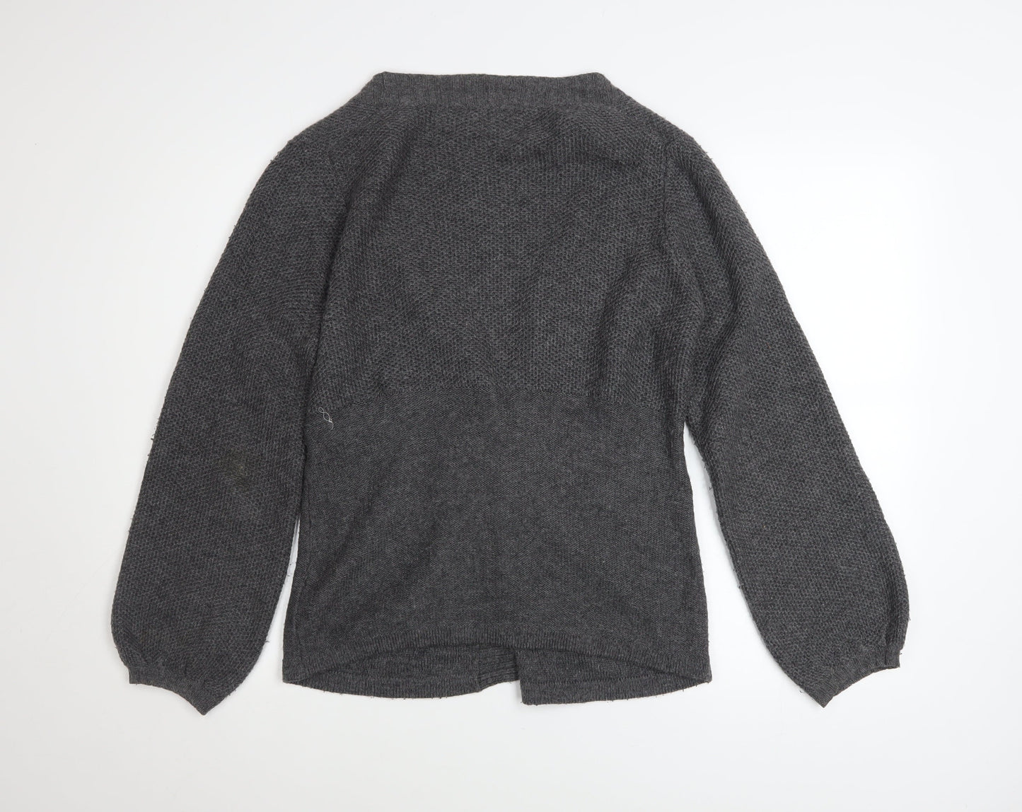 Womens UK Size 14 Marks and Spencer Grey Cardigan Jumper