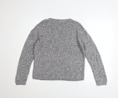 Womens UK Size 10 Marks and Spencer Grey Pullover Jumper
