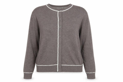 Womens UK Size 12 Marks and Spencer Brown Cardigan Jumper