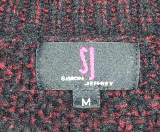 Womens UK Size M Simon Jeffrey Multicoloured Pullover Jumper