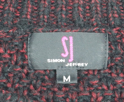 Womens UK Size M Simon Jeffrey Multicoloured Pullover Jumper