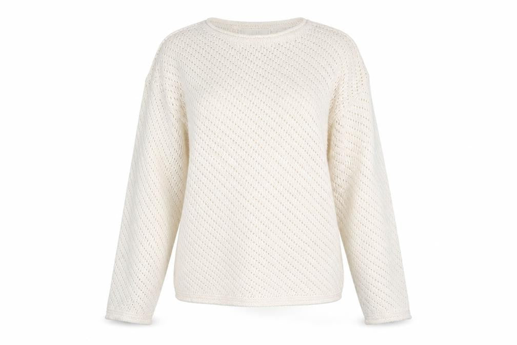 Womens UK Size XS Marks and Spencer Ivory Pullover Jumper