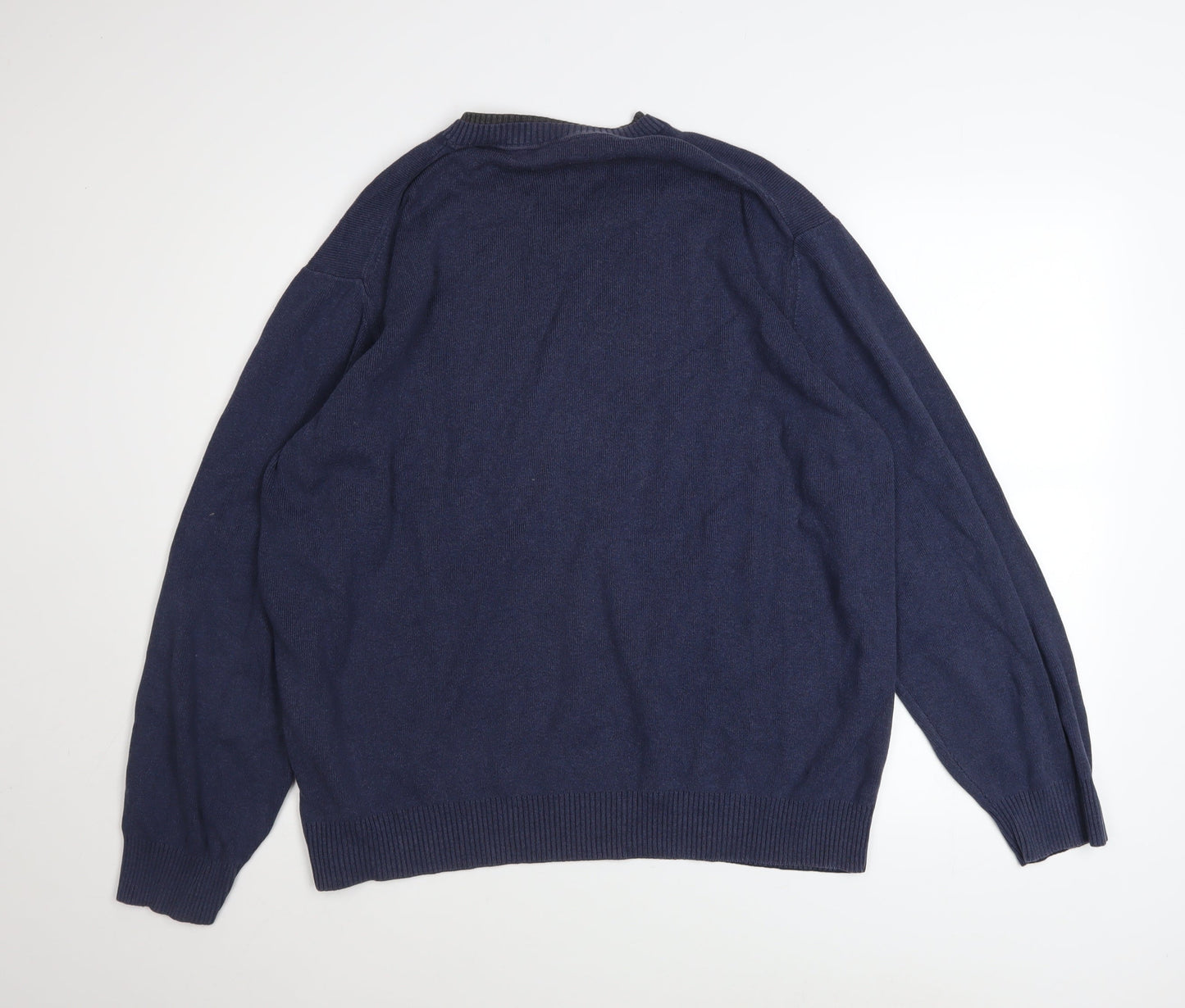 Mens UK Size XL Tommy Hilfiger Blue Pullover Jumper