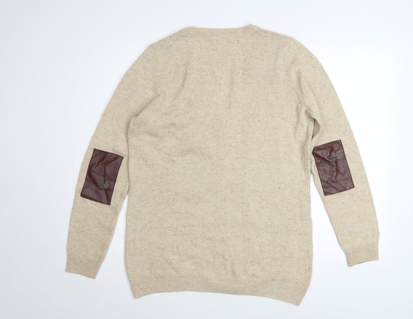Womens UK Size 14 NEXT Beige Cardigan Jumper