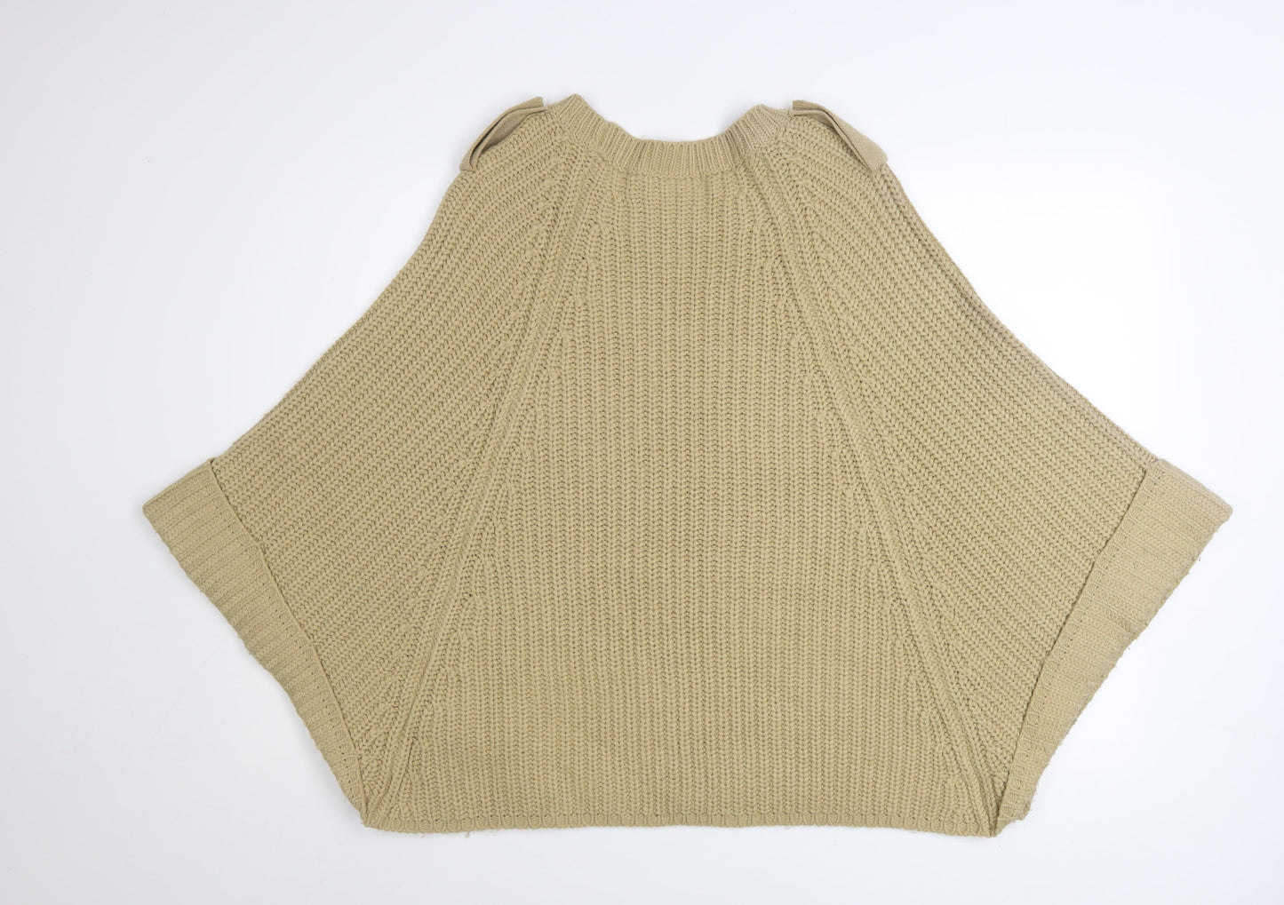 Womens UK Size One Size Marks and Spencer Beige Cape Jumper