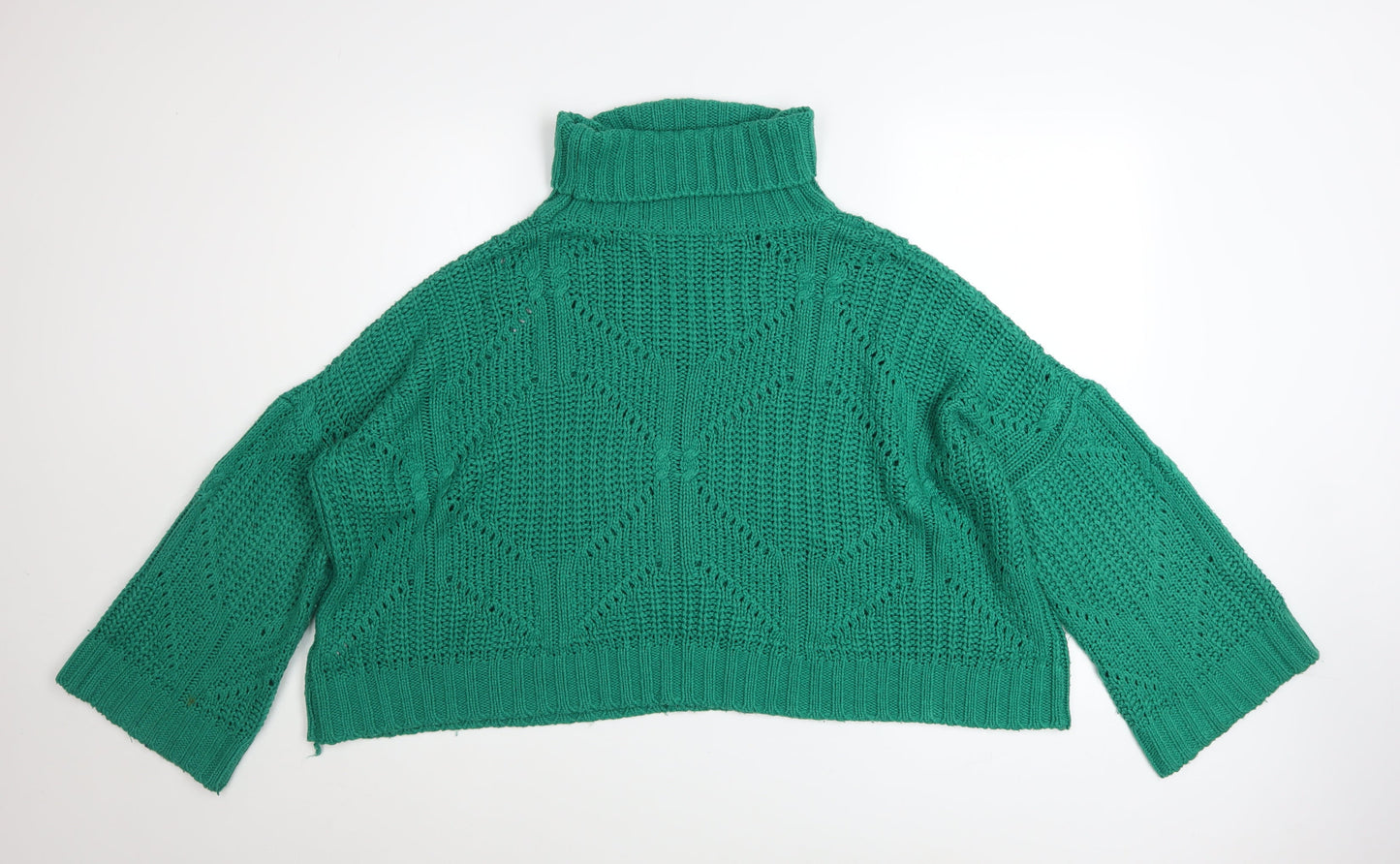 Womens UK Size 12 Liquorish Green Pullover Jumper