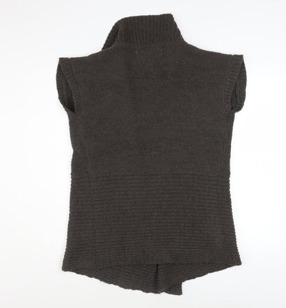 Womens UK Size 14 Maine New England Brown Cardigan Jumper