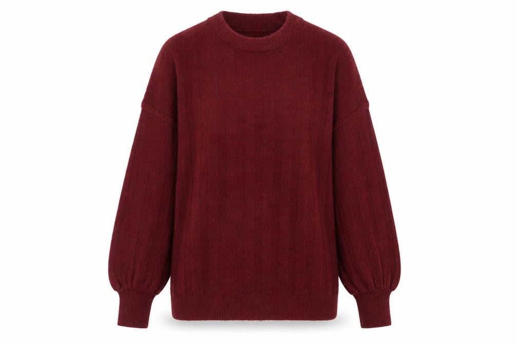Womens UK Size L Peacocks Red Pullover Jumper