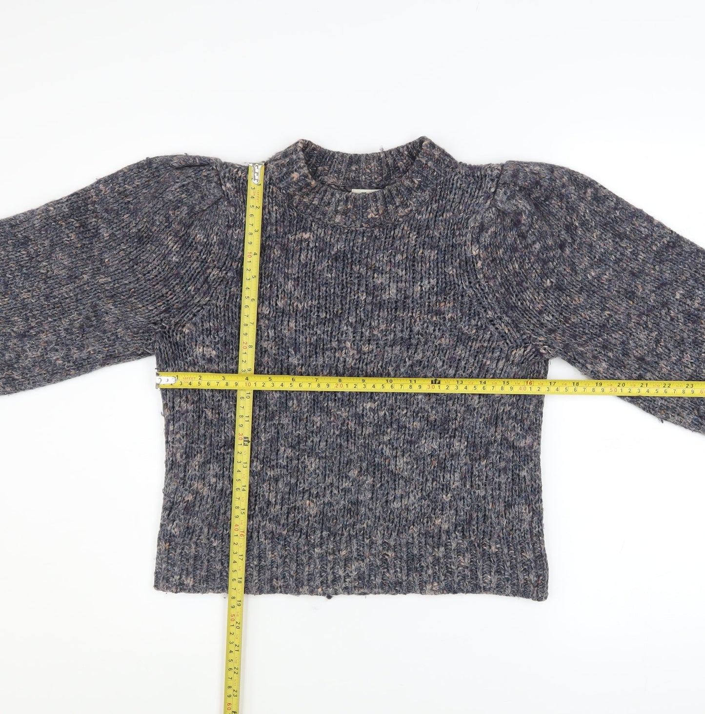Womens UK Size S Madewell Blue Pullover Jumper
