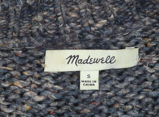 Womens UK Size S Madewell Blue Pullover Jumper