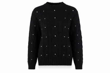 Womens UK Size M Marks and Spencer Black Pullover Jumper