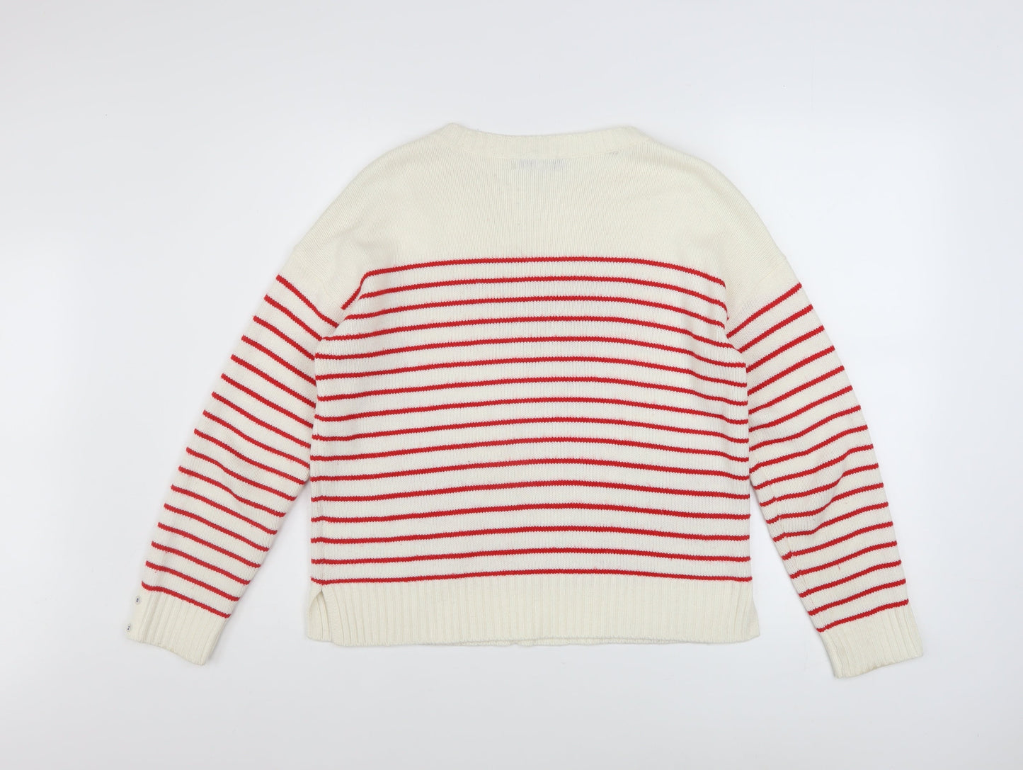 Womens UK Size 10 NEXT White Pullover Jumper
