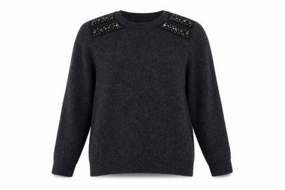 Womens UK Size 10 Topshop Black Pullover Jumper