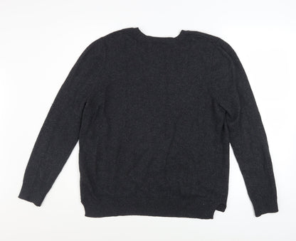 Womens UK Size 10 Topshop Black Pullover Jumper